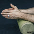 Men's Infinity Silicone Ring. Soft, Comfortable & Durable Wedding Band. US Design Patent
